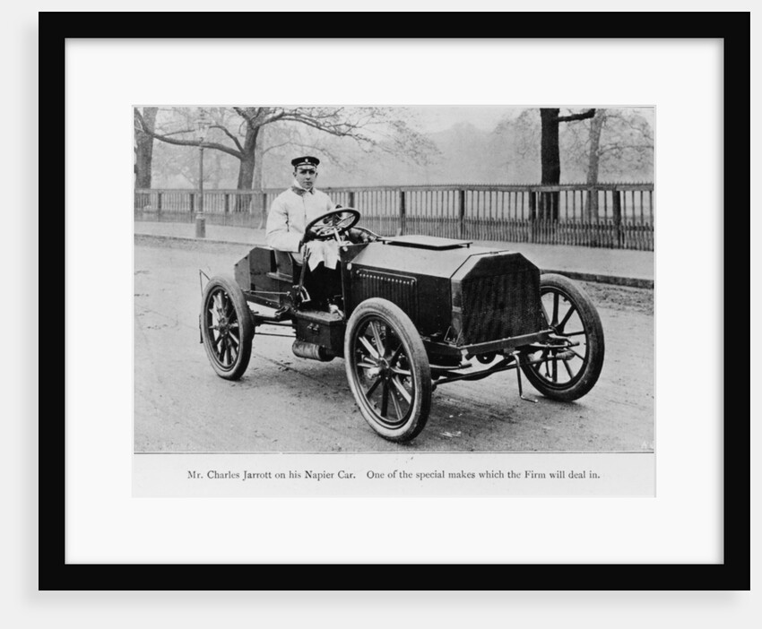 Charles Jarrott in his Napier Car, 1903 by Unknown