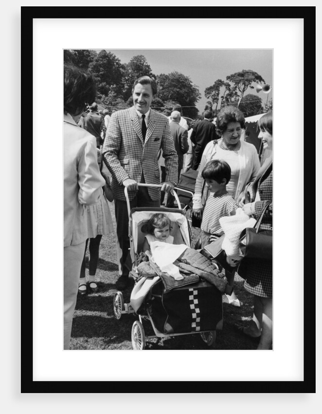 Graham Hill with his family, c1968 by Unknown