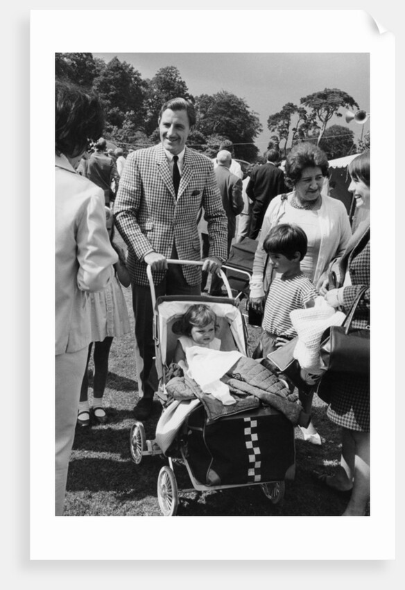Graham Hill with his family, c1968 by Unknown