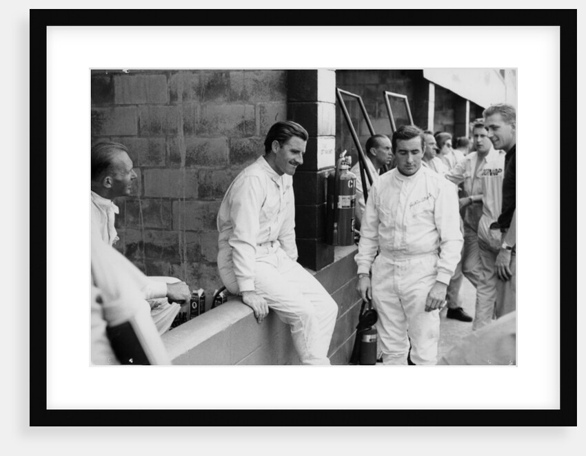 Graham Hill and Jackie Stewart, 1960s by Unknown