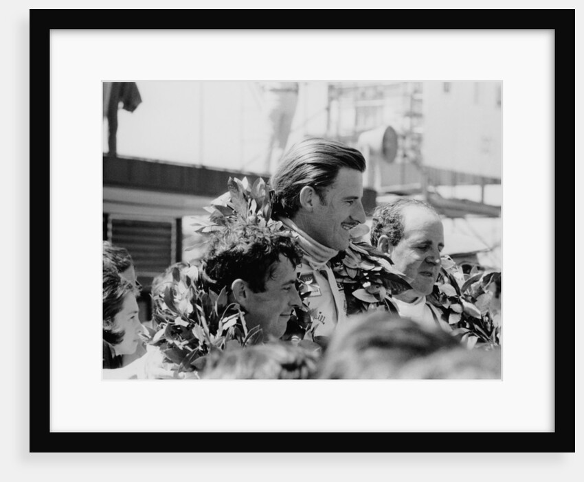 Graham Hill, Denny Hulme and Brian Redman, Spanish Grand Prix, 1968 by Unknown