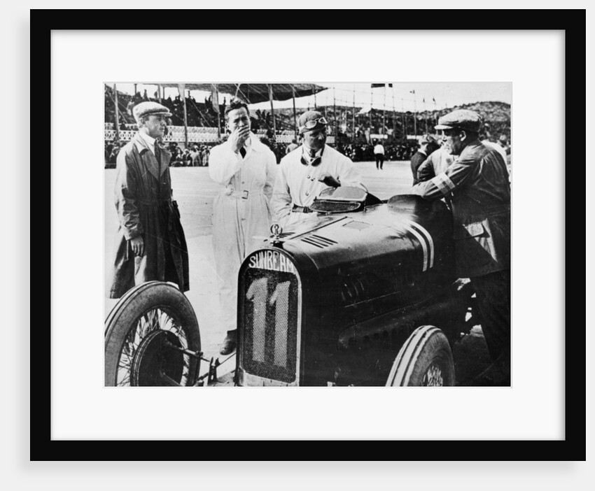 Sunbeam at the Spasish Grand Prix, Sitges, near Barcelona, 1923 by Unknown