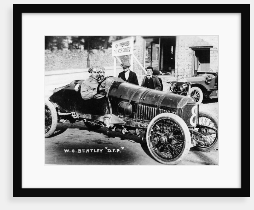 WO Bentley at the wheel of his DFP car by Anonymous