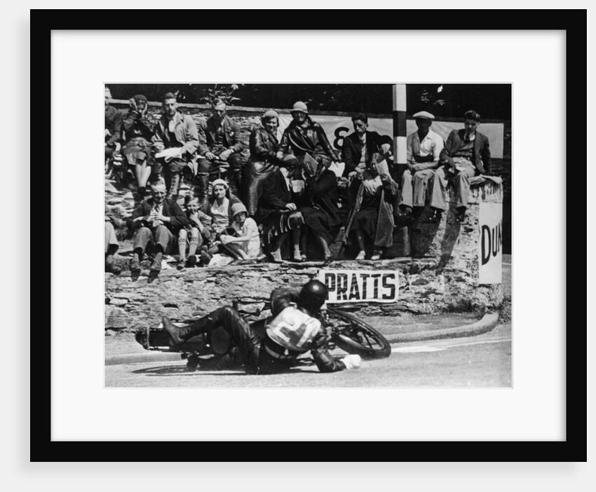 Wal Handley at the Junior TT, Isle of Man, 1933 by Unknown