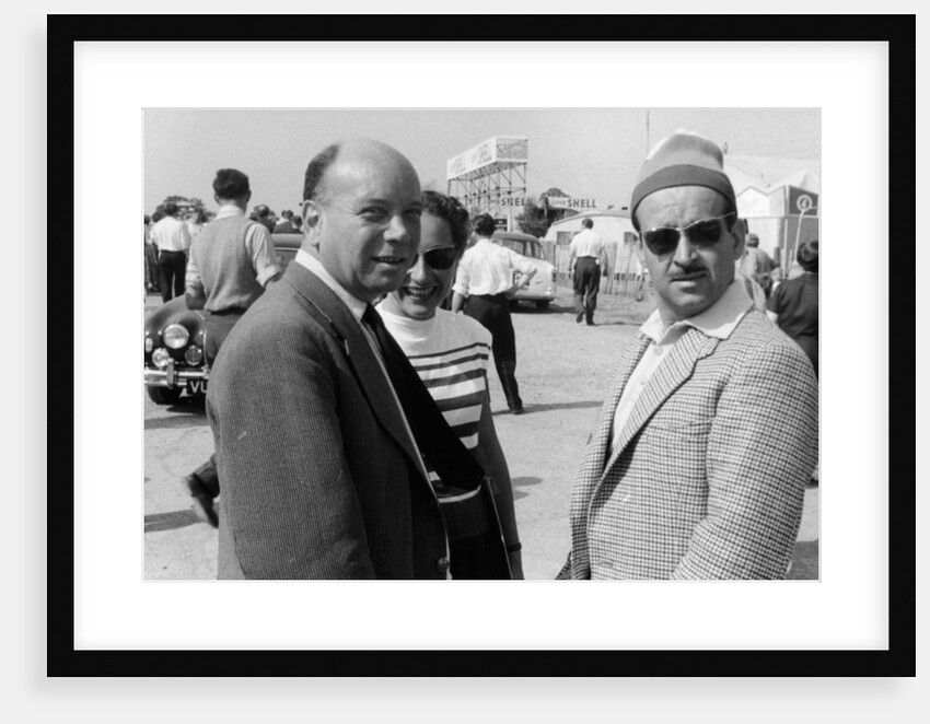 Pierre About with Maurice Trintignant by Unknown