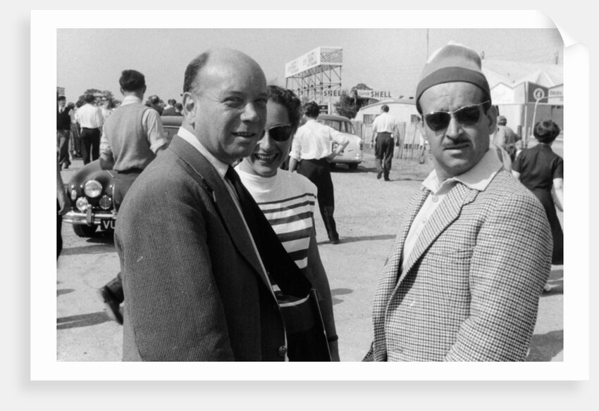 Pierre About with Maurice Trintignant by Unknown