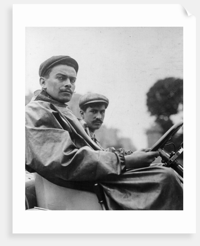 Louis Wagner in a Darracq by Unknown