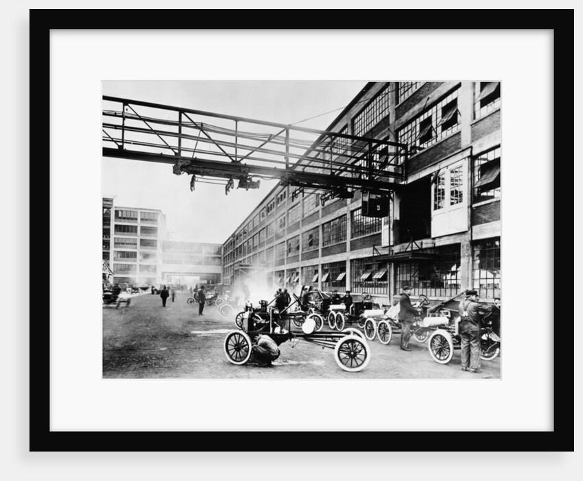 The exterior of the Model T factory, 1914 by Unknown