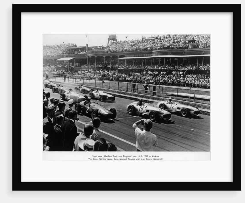 Start of the British Grand Prix by Anonymous