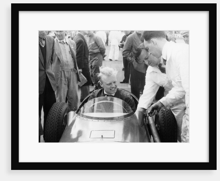 Mike Hawthorn during the International Trophy at Silverstone, Northamptonshire, 1955 by Unknown