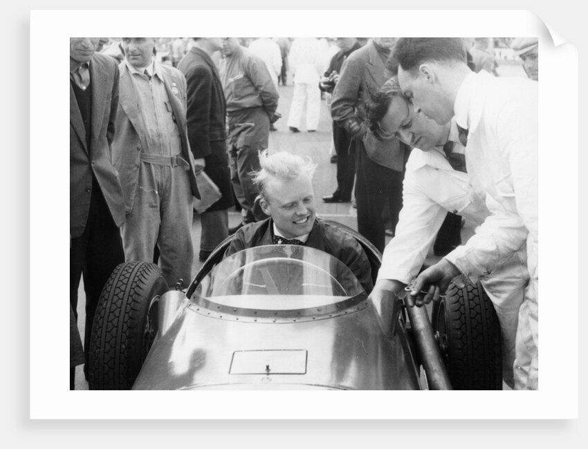 Mike Hawthorn during the International Trophy at Silverstone, Northamptonshire, 1955 by Unknown