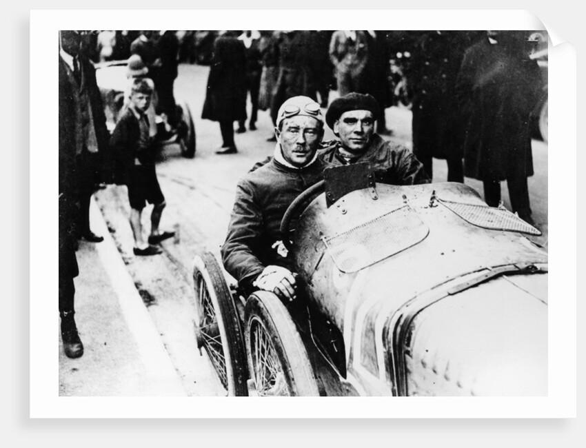 Sir Algernon Lee Guinness at the wheel of a Sunbeam, (c1910-c1920?) by Unknown