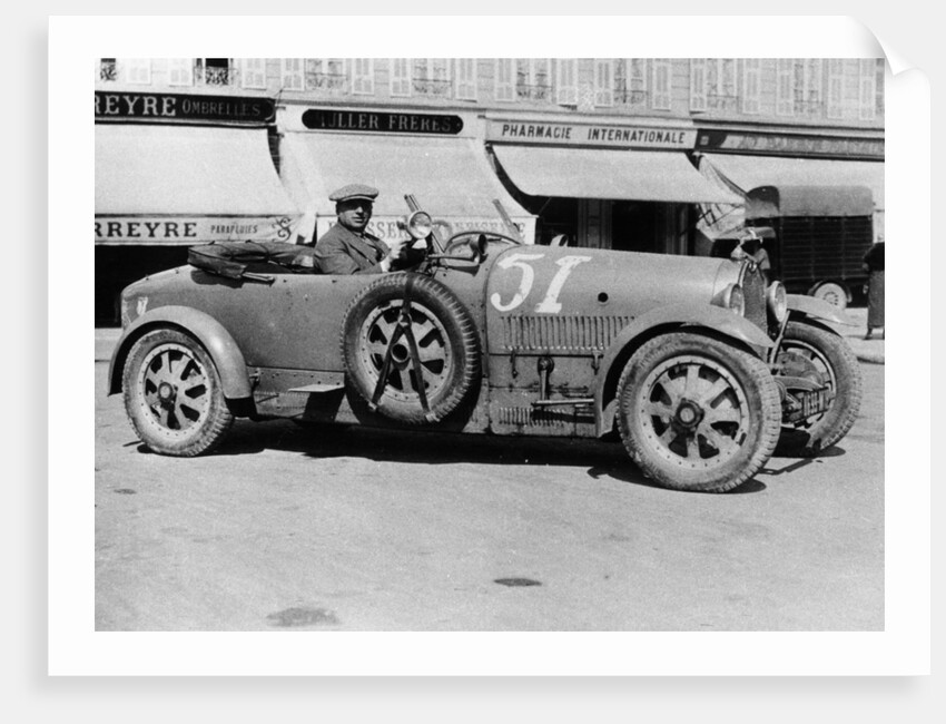 Bugatti Type 43, Nice, France, (late 1920s?) by Unknown