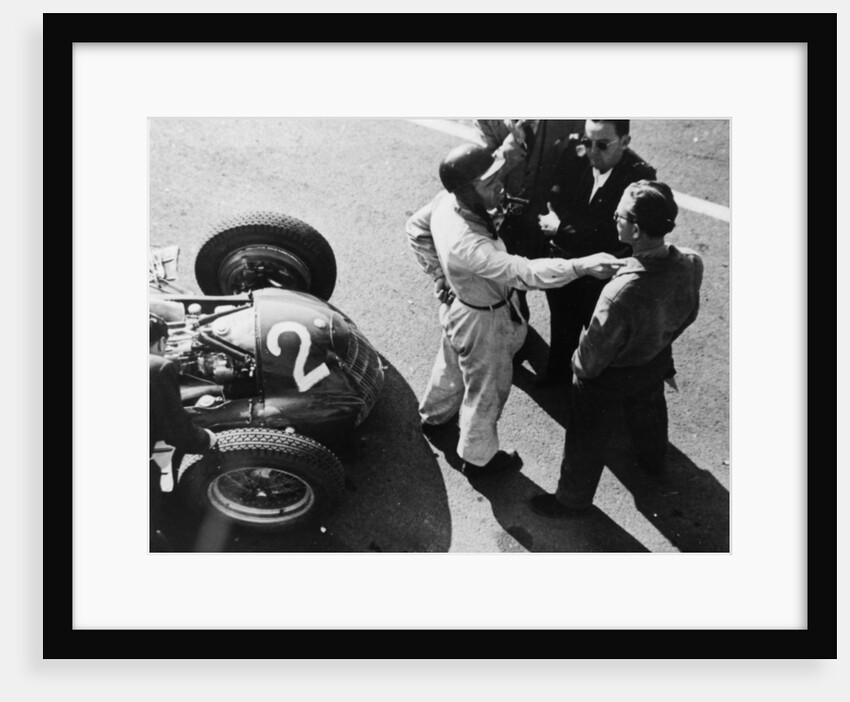 Giuseppe Farina and Alfa Romeo 159, French Grand Prix, Rheims, 1951 by Unknown