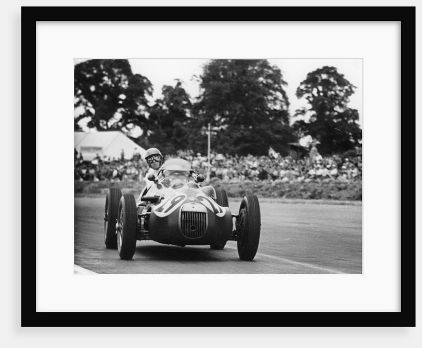Peter Collins in a HWM Alta at Silverstone by Anonymous