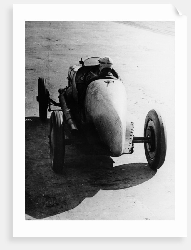 Pietro Bordino driving away in a 2 litre Fiat, 1924 by Unknown
