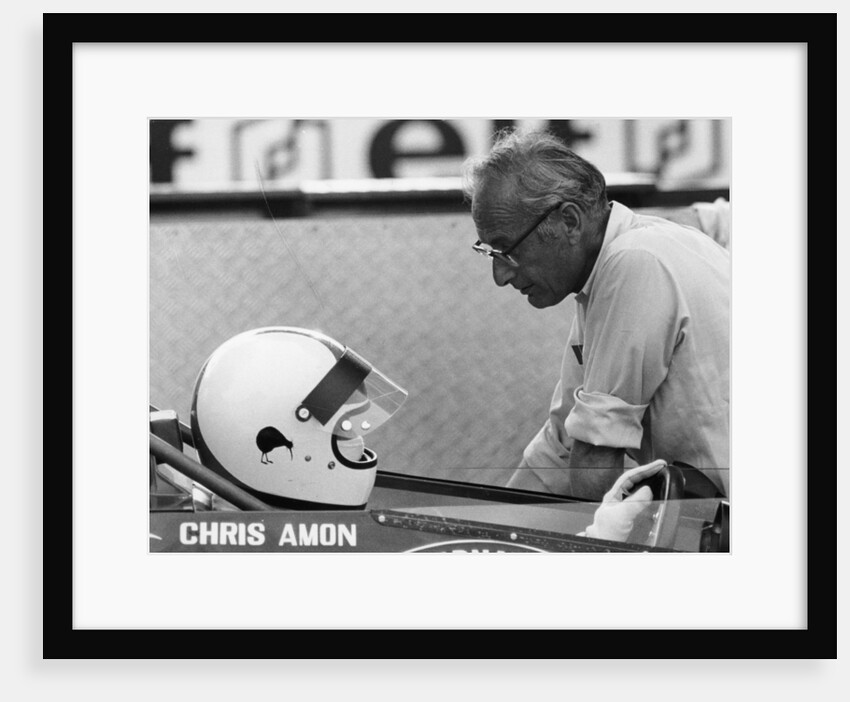 Chris Amon (on the left) and David Yorke, 1970s by Unknown