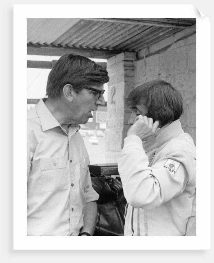 Ken Tyrrell and Jackie Stewart, (c1960s?) by Unknown