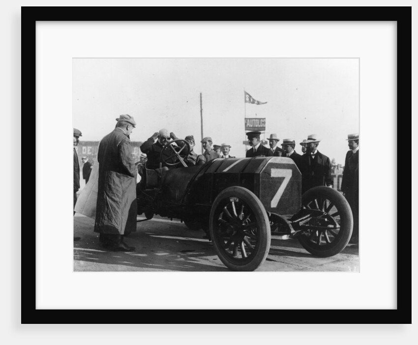CS Rolls in a racing car, c1905-c1910 by Unknown