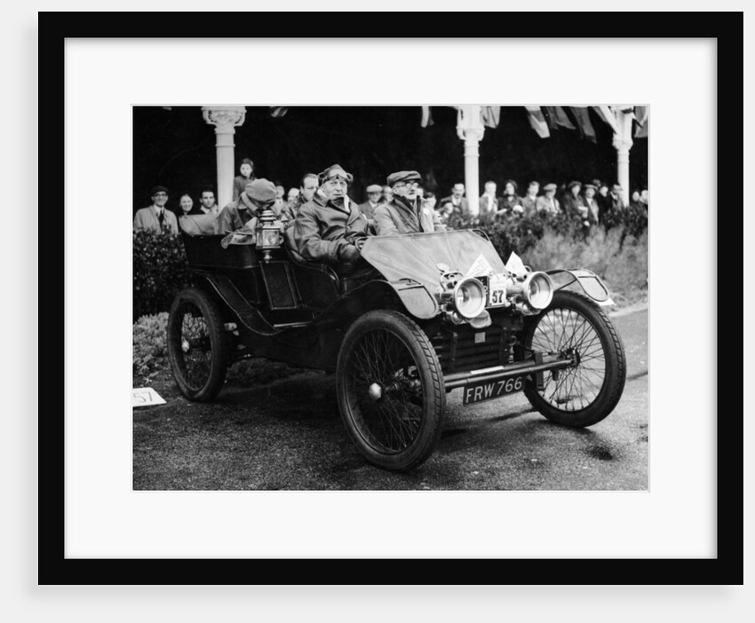 George Lanchester in a 1902 Lanchester by Anonymous