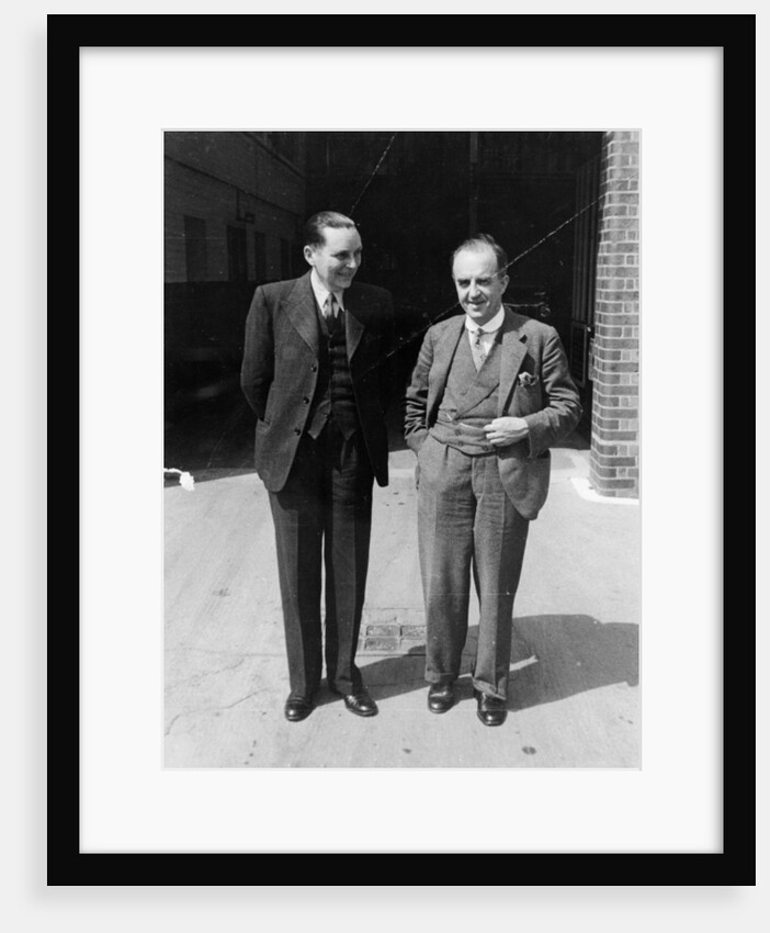 Cecil Kimber (on the right) by Unknown