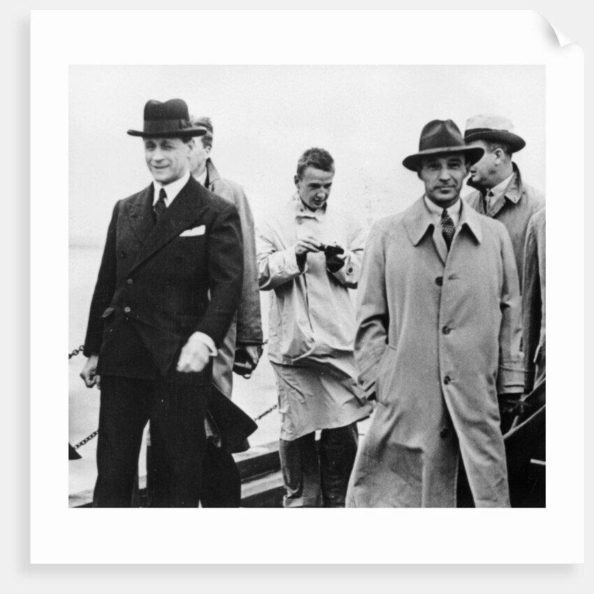 Edsel Ford visiting Ford Dagenham, Essex, 1930s by Unknown
