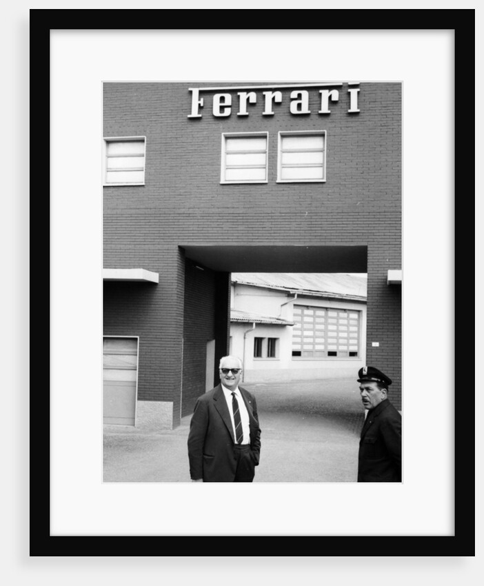Enzo Ferrari, (1960s?) by Unknown