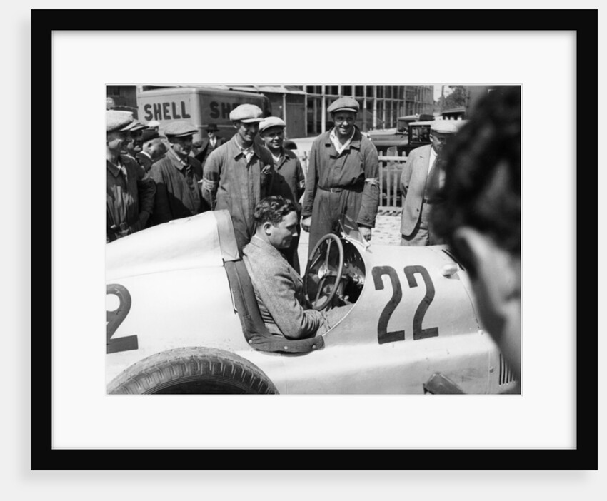 Manfred von Brauchitsch in a Mercedes-Benz by Anonymous