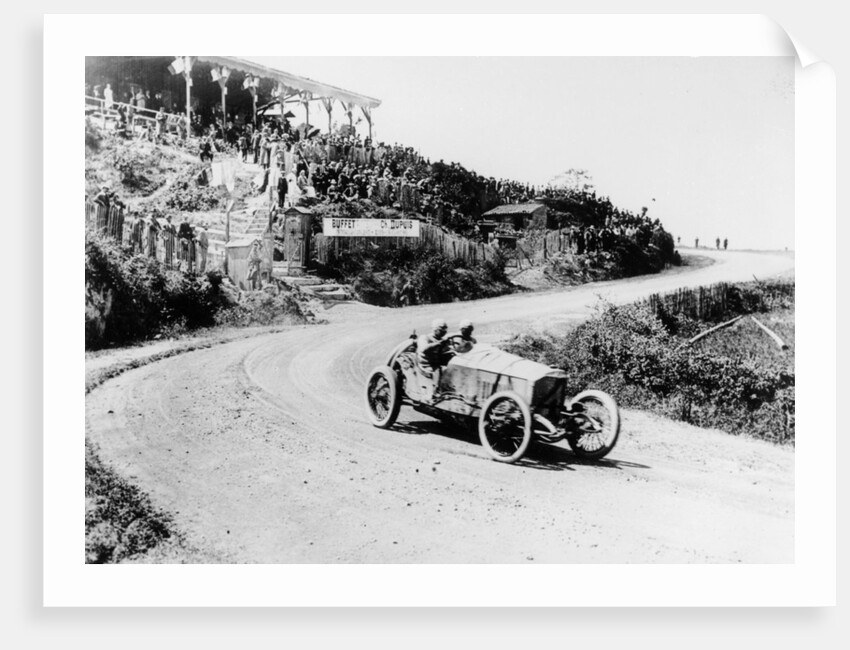 T Pilette in a Mercedes 4.5 litre at the French Grand Prix by Anonymous