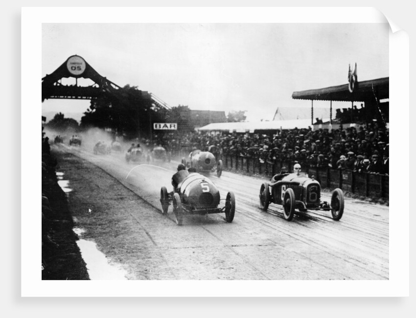 Competitors in the French Grand Prix, Strasbourg, 1922 by Unknown