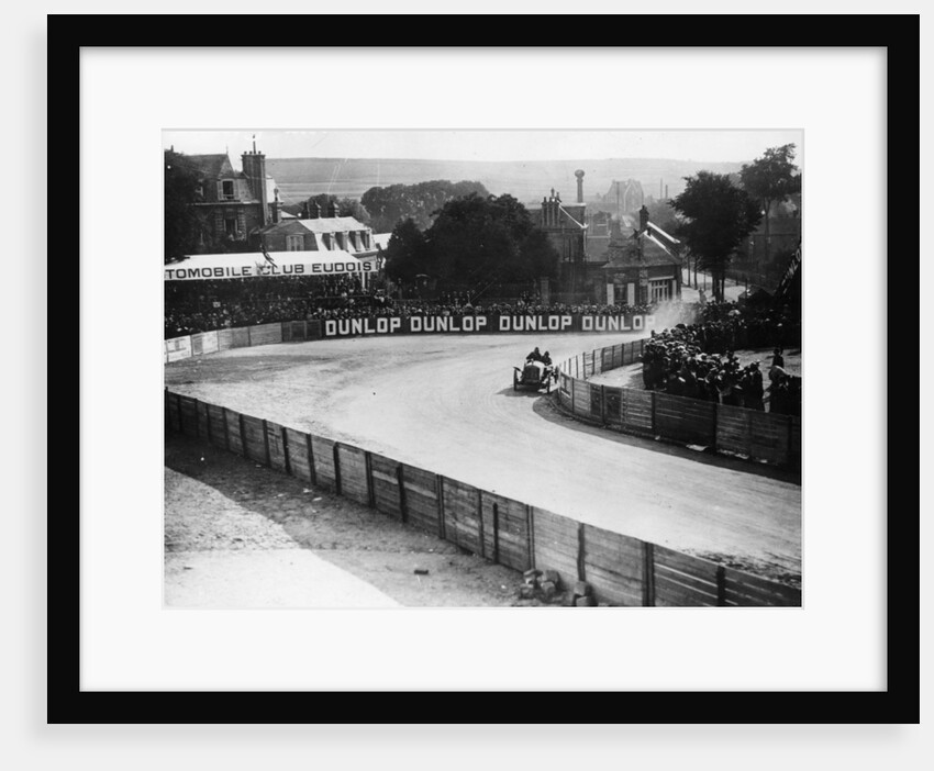 An Austin 100hp car taking a bend by Anonymous