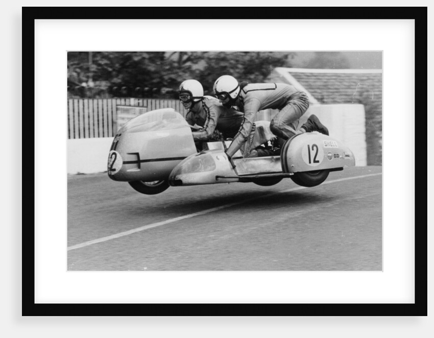 Sidecar TT race, Isle of Man, 1970 by Unknown