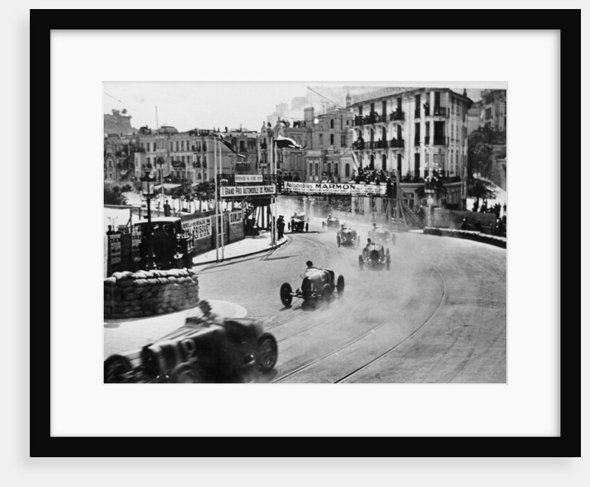 Action from the Monaco Grand Prix by Anonymous