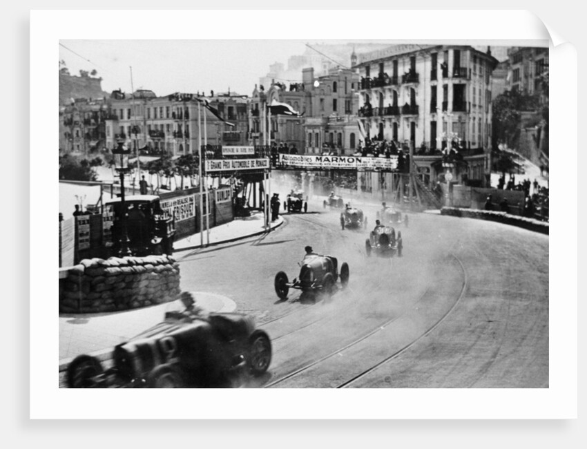 Action from the Monaco Grand Prix by Anonymous