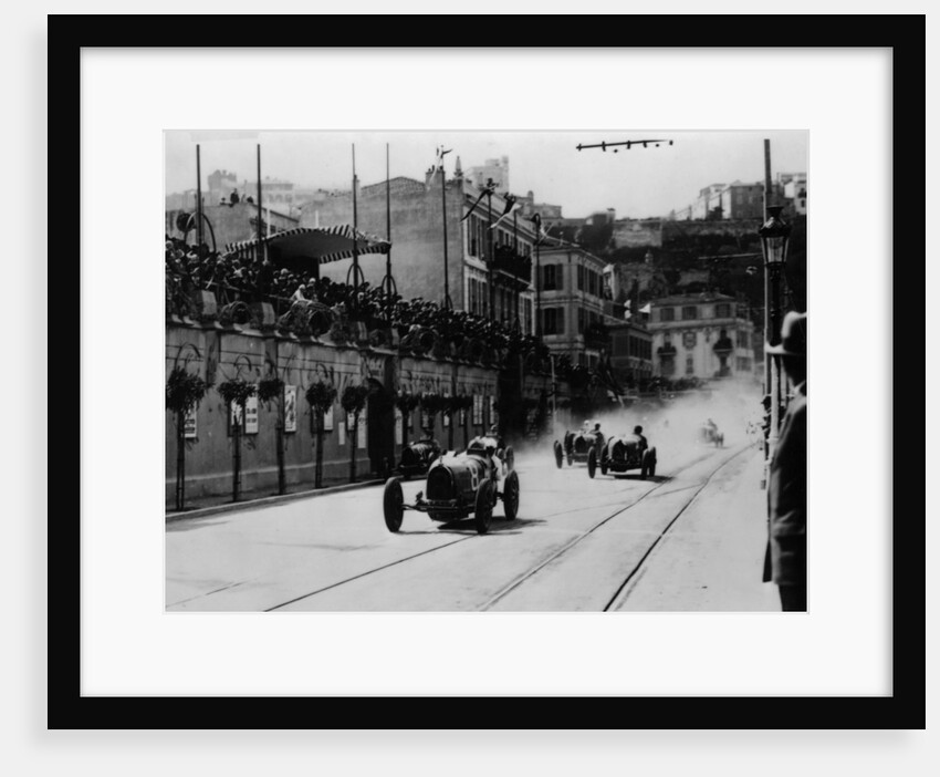 Start of the inaugural Monaco Grand Prix by Anonymous