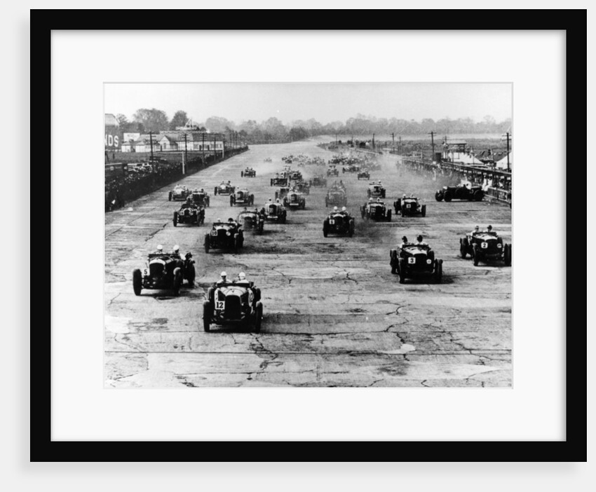 Motor race, Brooklands, Surrey, 1920s by Unknown