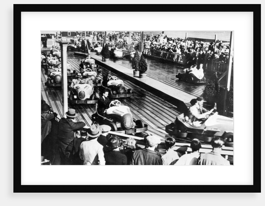 Dodgem car track by Unknown