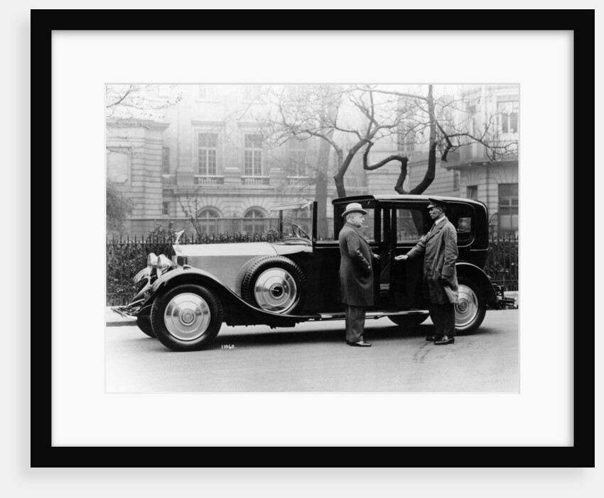 Rolls Royce with chauffeur by Unknown