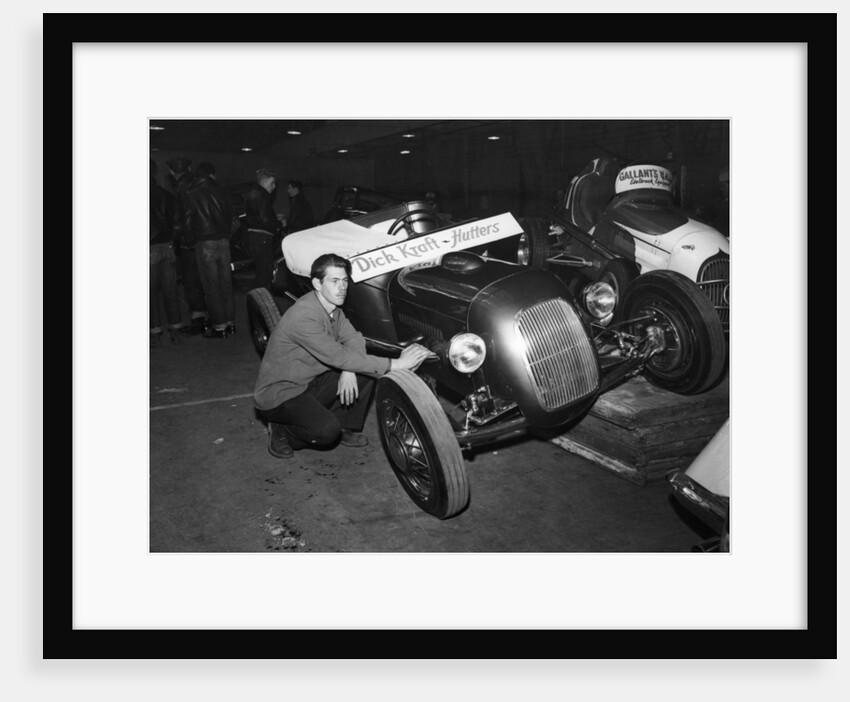 A typical 'bucket' type American street rod, (c1950s?) by Unknown