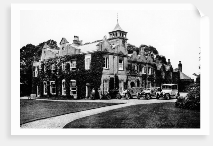 Fleet of cars at Castle Malwood, Hampshire by Unknown