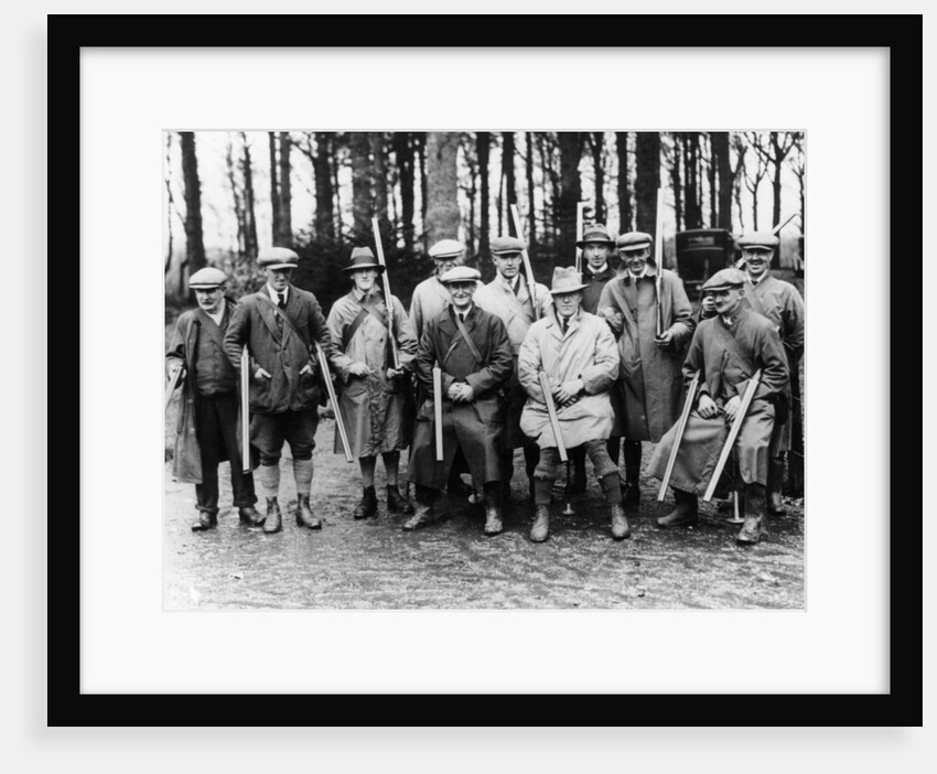 A shooting party by Unknown