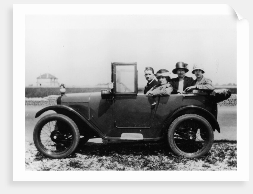 An Austin Seven Chummy with passengers, 1925 by Unknown