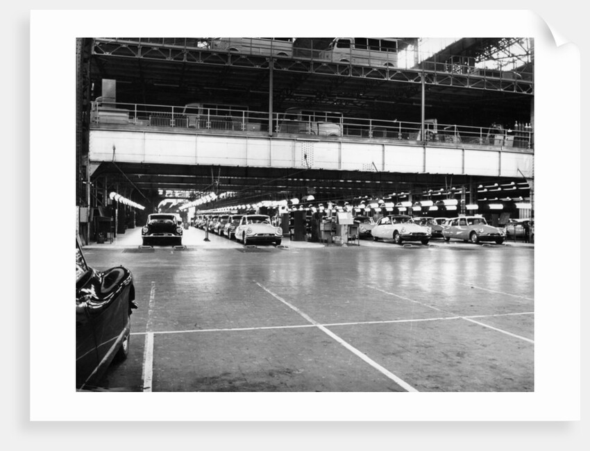 Citroen Production line, 1960 by Unknown