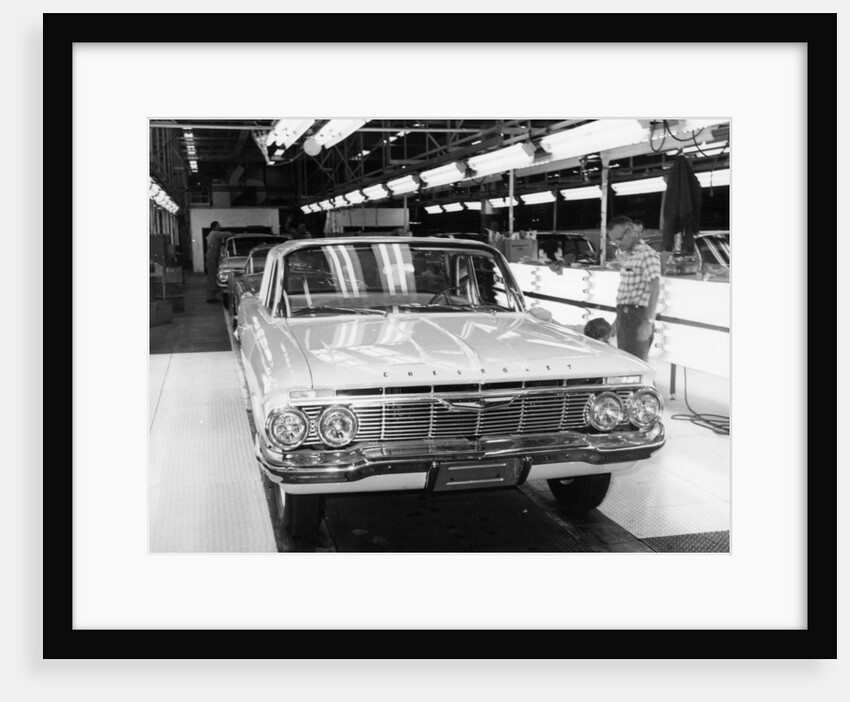 Chevrolet assembly line by Unknown