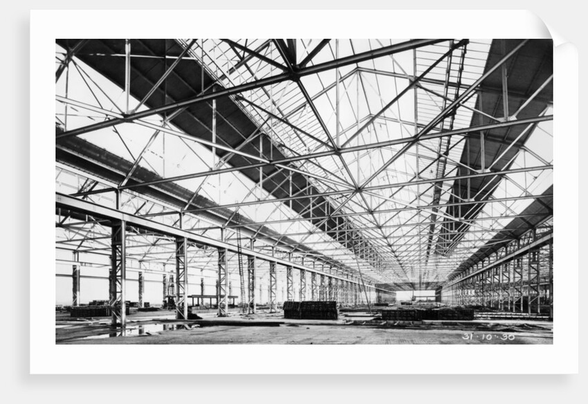 Ford plant during construction, Dagenham, Essex, 1930 by Unknown
