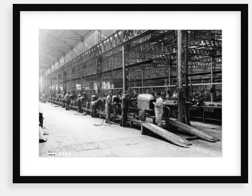 Citroen production line, France, c1922 by Unknown