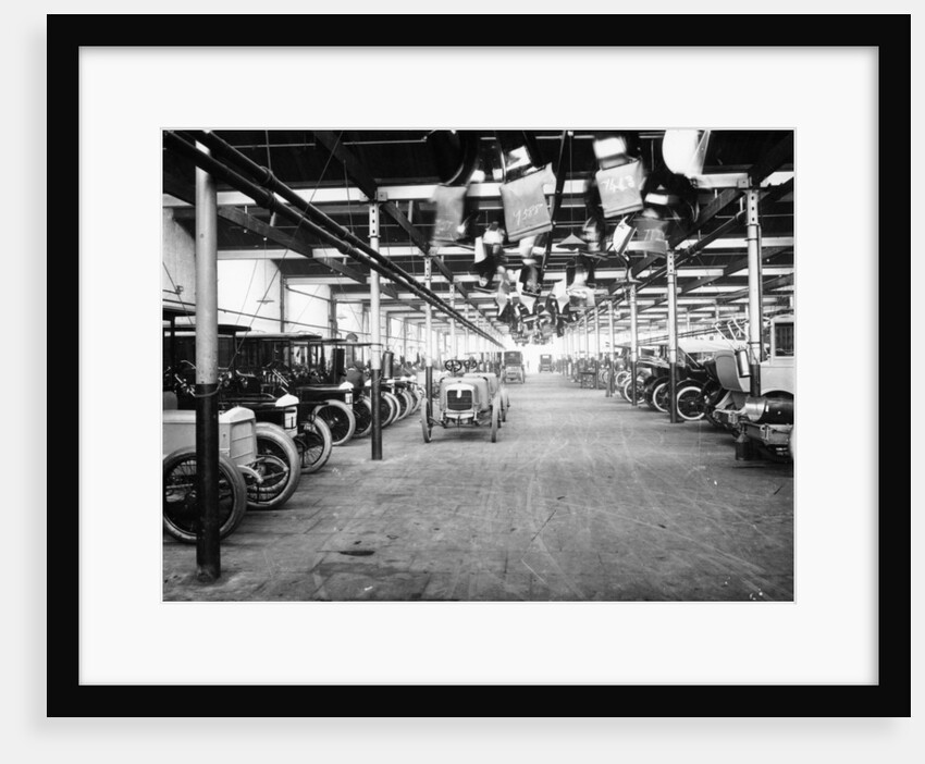 Interior of Daimler factory, (1900s?) by Unknown