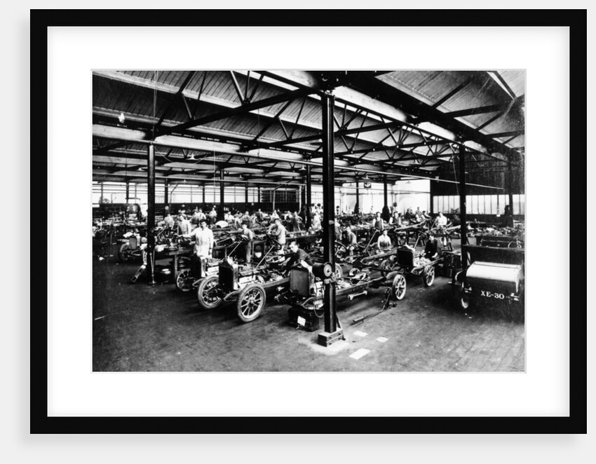 Interior of the Calcott car factory, Coventry, Warwickshire, April, 1921 by Unknown