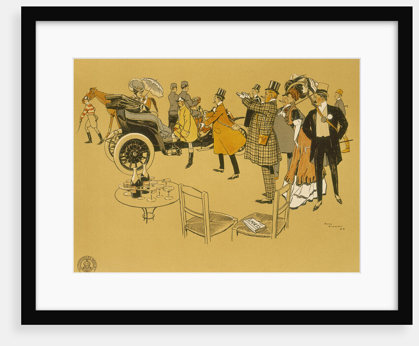 Poster advertising Berliet cars, 1906 by René Vincent