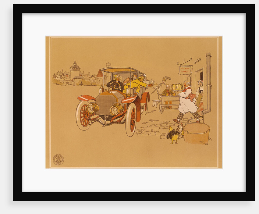 Poster advertising Berliet cars, 1906 by René Vincent